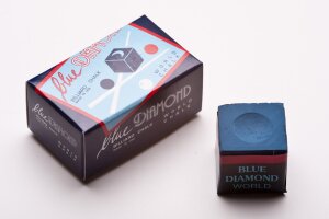 Blue Diamond Profi-Billardkreide, 2 St&uuml;ck, blau